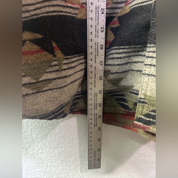 C.E. Schmidt Men's Workwear Shirt Chore Jacket Aztec Southwest Print Size L EUC - Picture 9 of 10